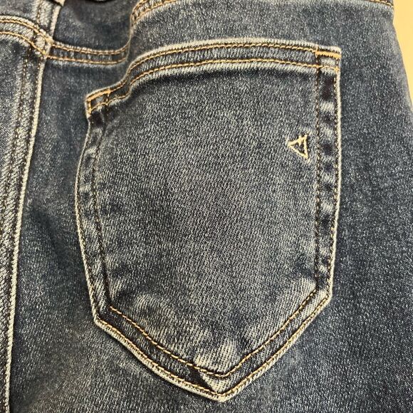 Hidden Blue Denim Jeans with Brown Patch - Picture 6 of 11